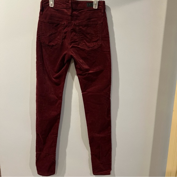 Adriano Goldschmied Jeans Women's 25R, 26x30 Red Farrah High Rise Skinny Ankle - Picture 10 of 11